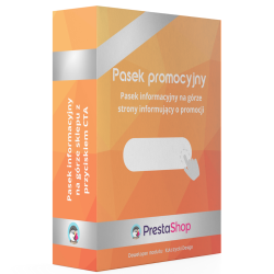 Pasek promocyjny w Prestashop
