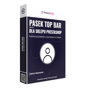 Pasek informacyjny TOP BAR Prestashop
